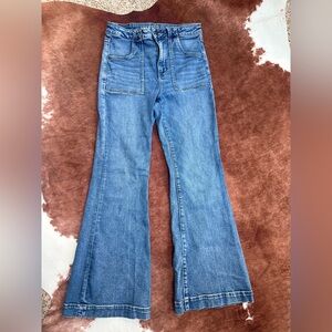 American Eagle Next Level Stretch Super Hi Rise Flare